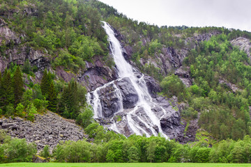 Waterfall in Norway.