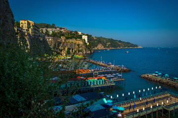 Italy - View from the Stairs on the Cliff - Sorrento