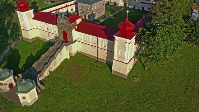 The Kraliky Monastery. The monastery is an important pilgrimage place in the Hradec Kralove diocese, Czech Republic