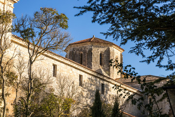 Castromonte, Spain. The Roman Catholic church of the monastery of La Santa Espina (Holy Thorn)
