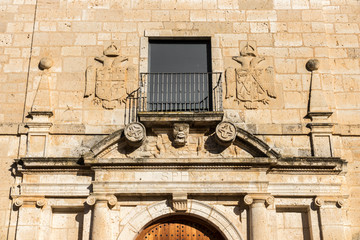 Castromonte, Spain. The Roman Catholic church of the monastery of La Santa Espina (Holy Thorn)