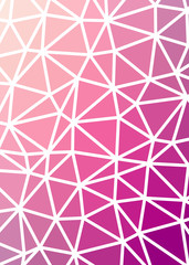 Abstract Low Polygon gradient Generative Art background illustration