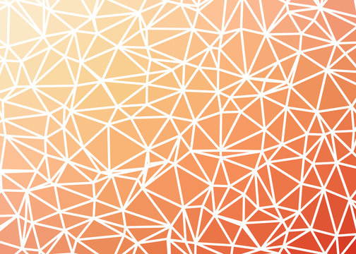 Abstract Low Polygon gradient Generative Art background illustration