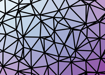 Obraz premium Abstract Low Polygon gradient Generative Art background illustration