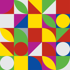 geometric abstract background, poster design, simple shapes in c
