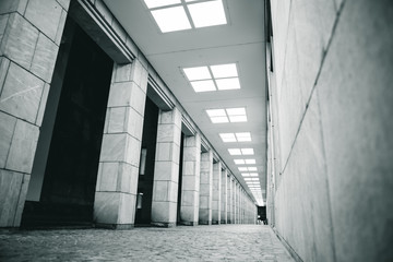  Dom-Römer. The city of old old building in the city of Frankfurt am Main. Old houses and buildings in Germany. 10.01.2020 Frankfurt am Main Germany.