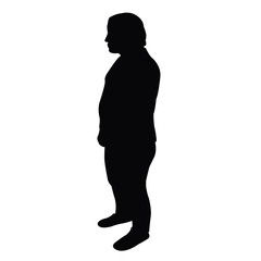 a woman body silhouette vector