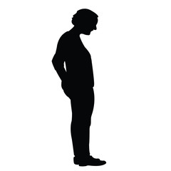 a woman body silhouette vector