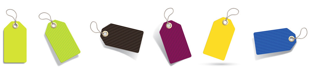 ÉTIQUETTE EN KRAFT COLORÉ