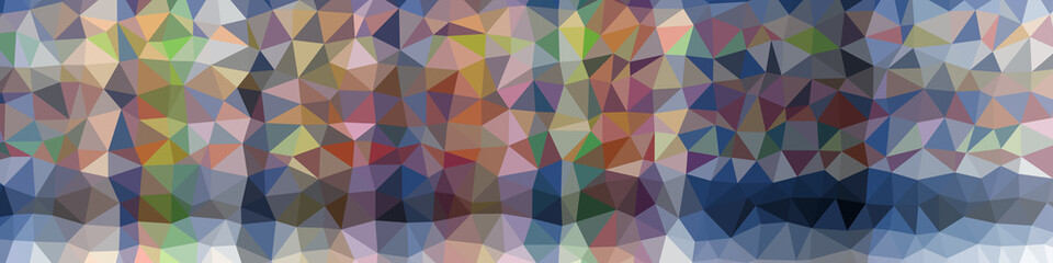 Fototapeta premium Abstract Low Polygon gradient Generative Art background illustration