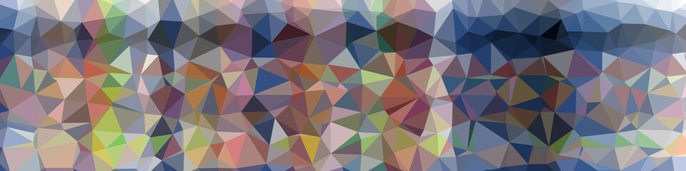 Fototapeta premium Abstract Low Polygon gradient Generative Art background illustration