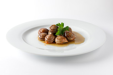 Snails with garlic and parsley