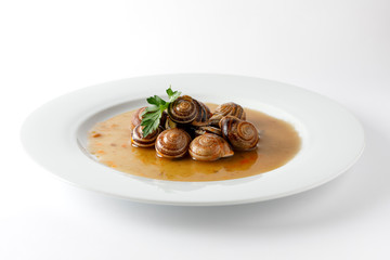 Snails with garlic and parsley