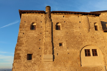 Palais delphinal du village de Saint Donat sur l'Herbasse - Département de la Drôme - France - Bati au 12 ème siècle