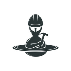 ALIEN WORKER ICON VECTOR