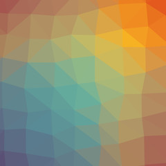 Obraz premium Abstract Low Polygon gradient Generative Art background illustration