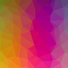 Abstract Low Polygon gradient Generative Art background illustration