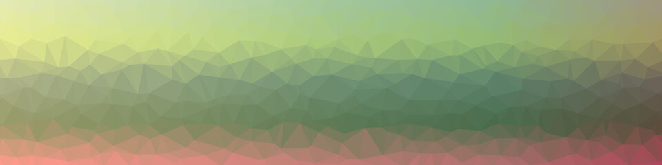 Abstract Low Polygon gradient Generative Art background illustration