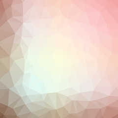Fototapeta premium Abstract Low Polygon gradient Generative Art background illustration