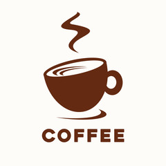 Cup of Hot Coffee vector