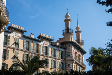 Fototapeta na wymiar Ornate architecture of Nice