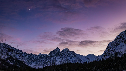 mountains winter snow alps bavaria