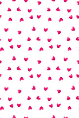 Valentine's Day seamless background  with hearts.
