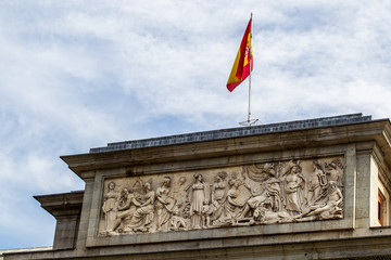 Urban landscape in Madrid.