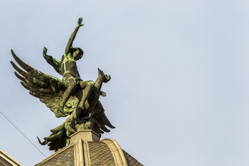 Urban landscape in Madrid.