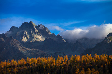 mountains in autumn - 314776385