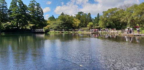 lake in park