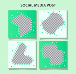 Social media post for drink, juice and food premium design