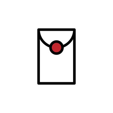 Chinese New Year Design, Angpau/Angpao or Gift Card Icon Line