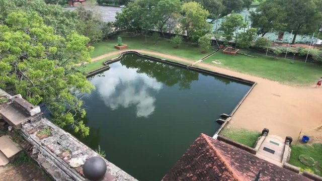 Anuradhapura, Sri Lanka, mountain view of the pool with Park 4K
