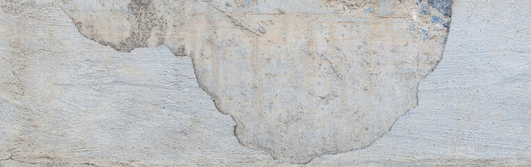 Wall concrete background. Cracked texture cement grey vintage wallpaper abstract grunge background