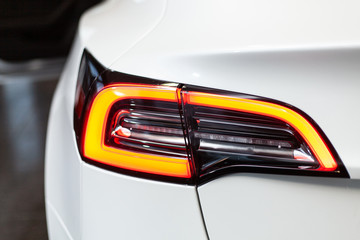 headlight of a car