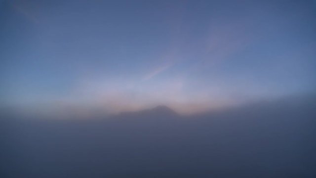 4K Beautiful Sunrise Timelapse of Mountain Kinabalu in Sabah Borneo, Malaysia.