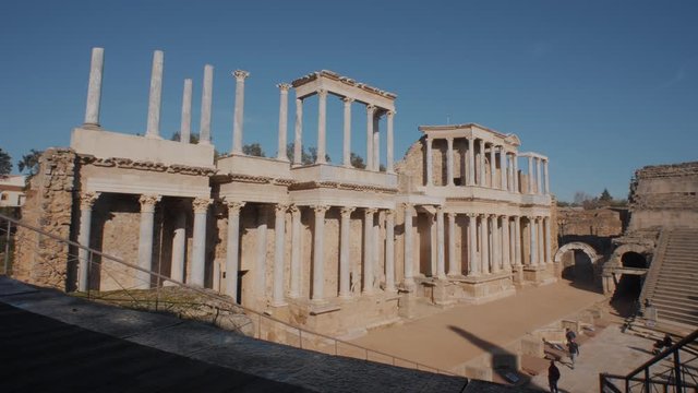 Roman theatre in Merida, Spain