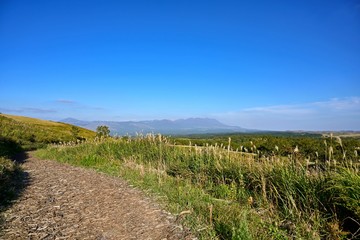 押戸石の丘から見た雄大な情景＠熊本