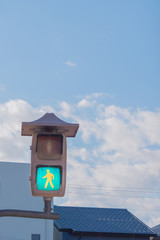 信号機　青