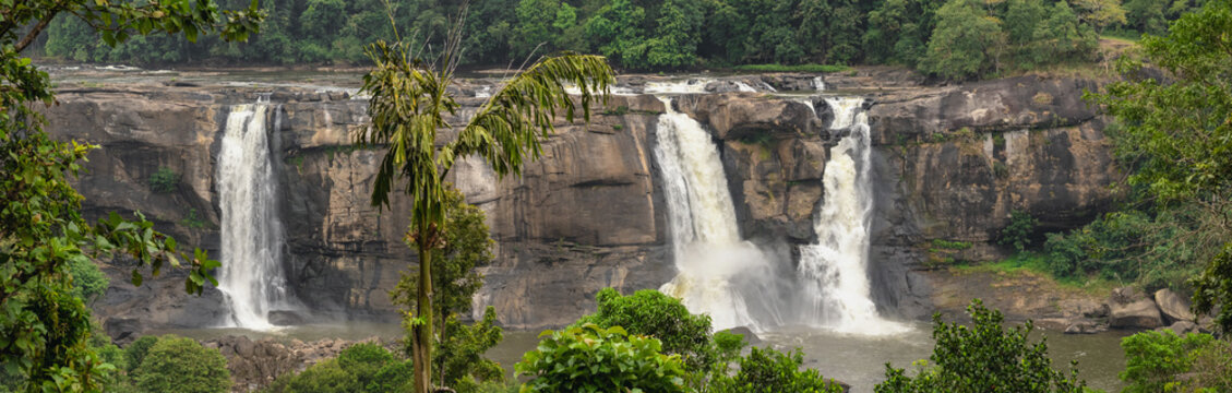 Athirappilly waterfalls in Kerala, India