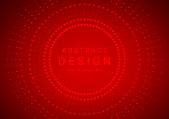 Red dots vector background