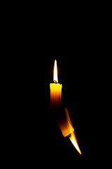 candle in the dark