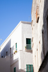traditional houses in Monopoli Apulia Italy