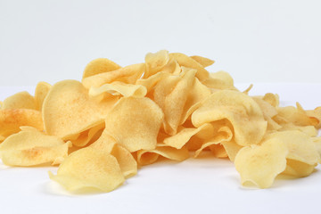Arrowhead root arrowroot chips traditional for Chinese new year