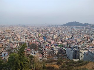 aerial view of the city