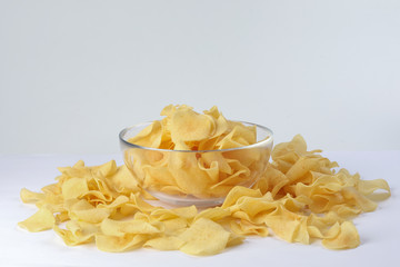 Arrowhead root arrowroot chips traditional for Chinese new year