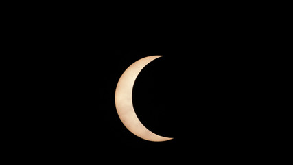 Obraz na płótnie Canvas Part of Annular Solar Eclipse