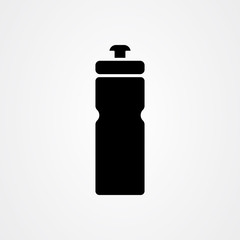 Sport bottle icon flat vector design