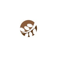 Date fruits logo illustration